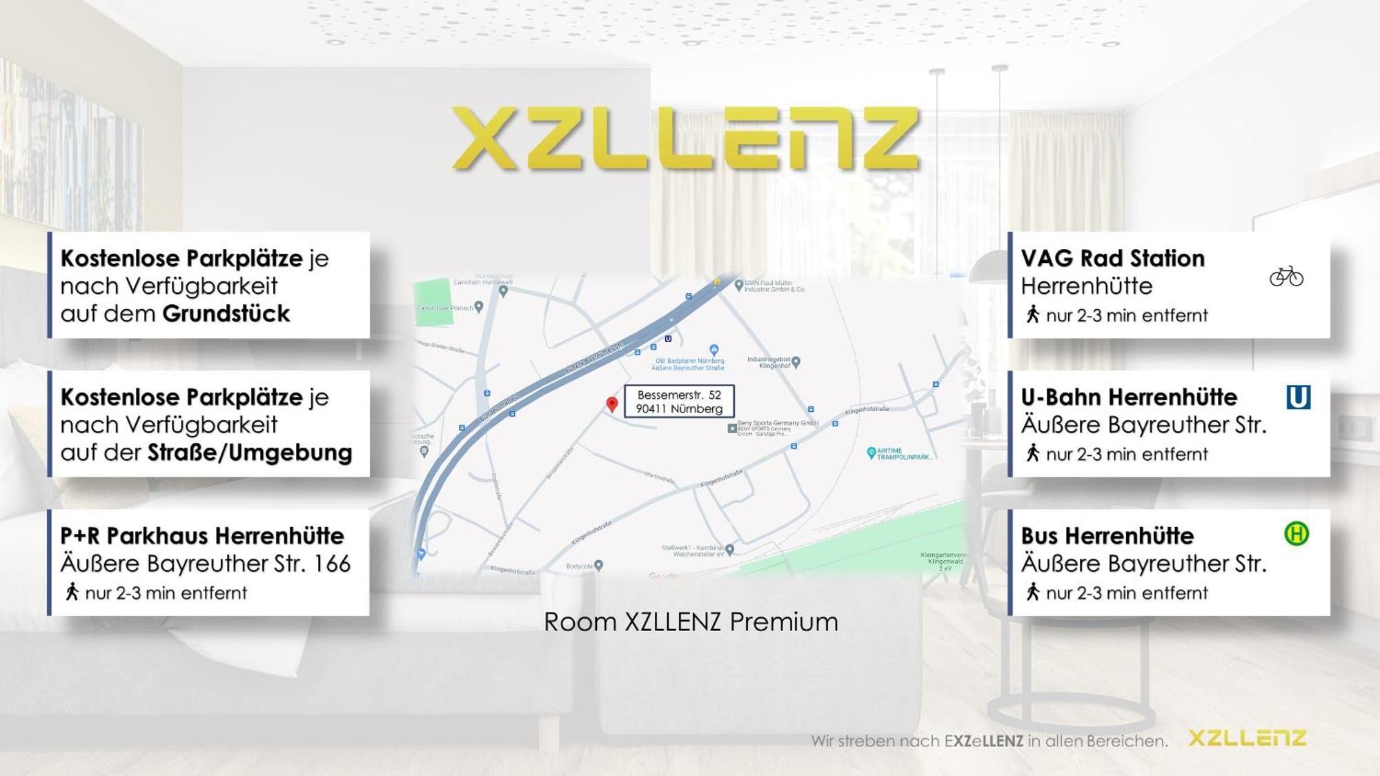 Xzllenz Traum Studio-Apartment, Frei-Parken, U-Bahn, Kueche Nürnberg Kültér fotó