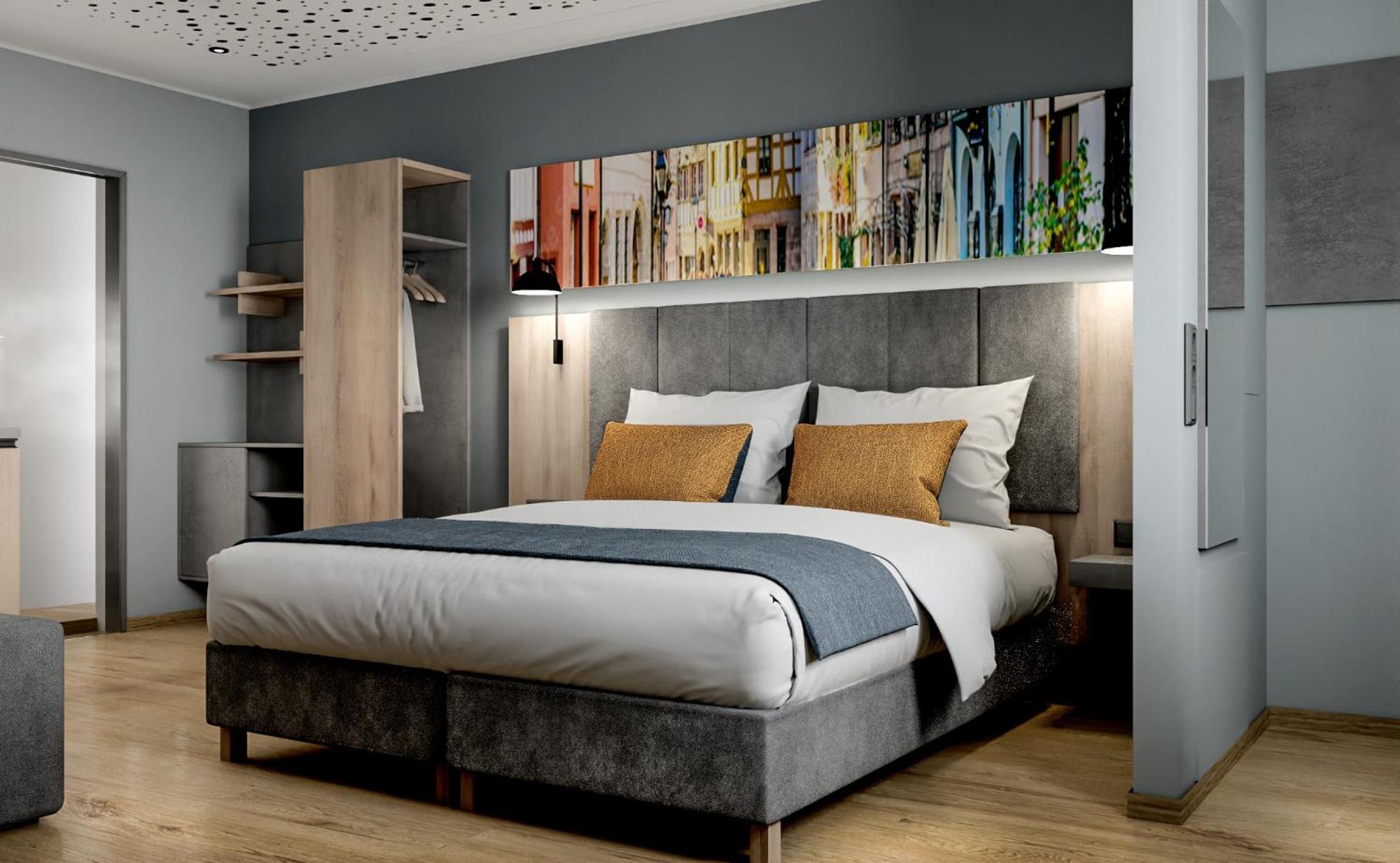 Xzllenz Traum Studio-Apartment, Frei-Parken, U-Bahn, Kueche Nürnberg Szoba fotó