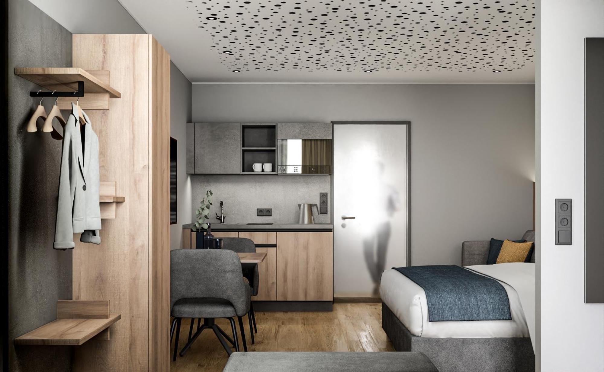 Xzllenz Traum Studio-Apartment, Frei-Parken, U-Bahn, Kueche Nürnberg Szoba fotó
